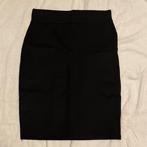 Echo Classic Black Pencil Skirt women’s large, NWT
